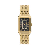 Fossil RAQUEL Damenuhr Gold Perlmutt 26 mm Quarz mit Datum - ES5417